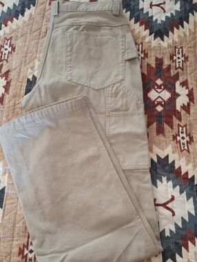 Duluth Light Tan Cargo Pants - Utility Style Suze 32 X 34
